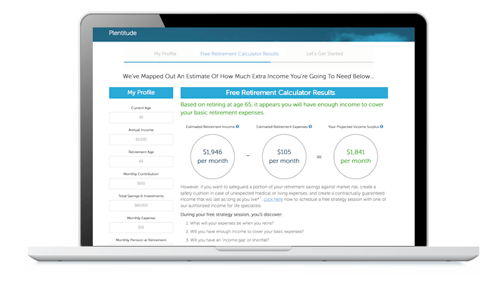 Free Retirement Calculator